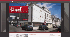 Desktop Screenshot of en.hotel-leopol-lorient.com