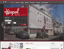 Tablet Screenshot of en.hotel-leopol-lorient.com